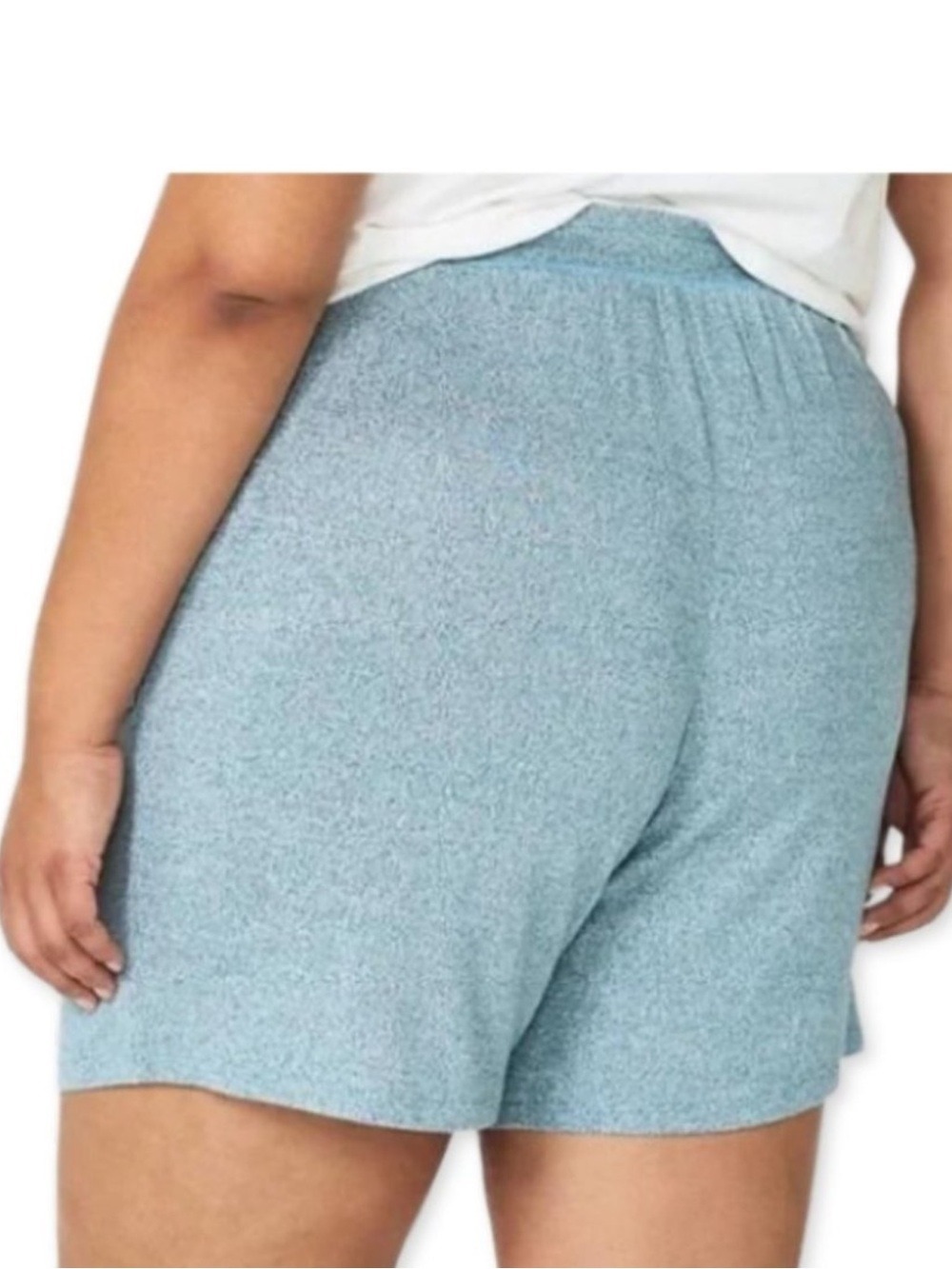 Sonoma Goods for Life Everyday Pajama Shorts 1X Blue Heather Lounge Sleepwear - Picture 10 of 11